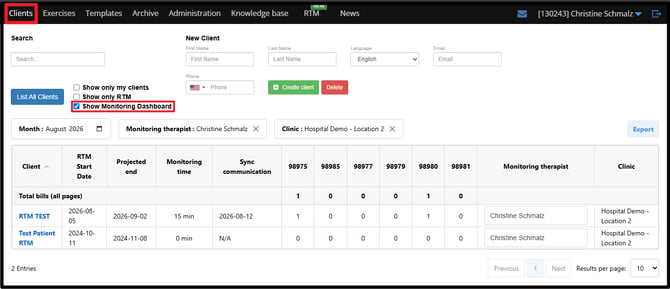 RTM.MONITORING.DASHBOARD
